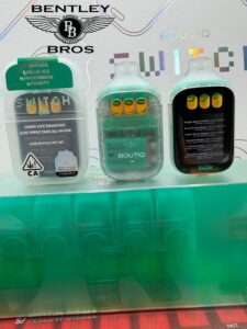 Boutiq Switch Orb V5 2G Disposable and Triple Chamber THCA Vape.