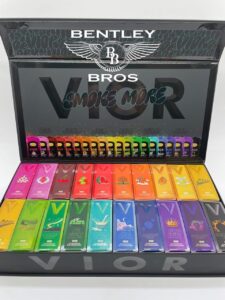 VIOR 2G disposable vape pen with ceramic coil and draw-activated mouthpiece