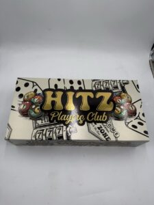 NEW HITZ 2G Disposable - Players Club Edition vape pen in sleek packaging and gold-foil design