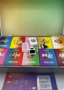 DUOZ Disposable 2G Dual Chamber Vape product packaging and device