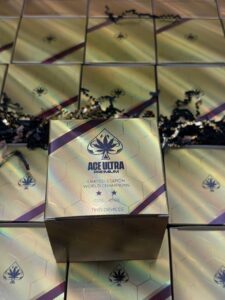 ACE Ultra Premium World Champions Edition Mini 2G Gen 6 product packaging with gold soccer-ball collector design.