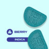 Good News Blue Raspberry Gummies 100mg THC 10ct Indica