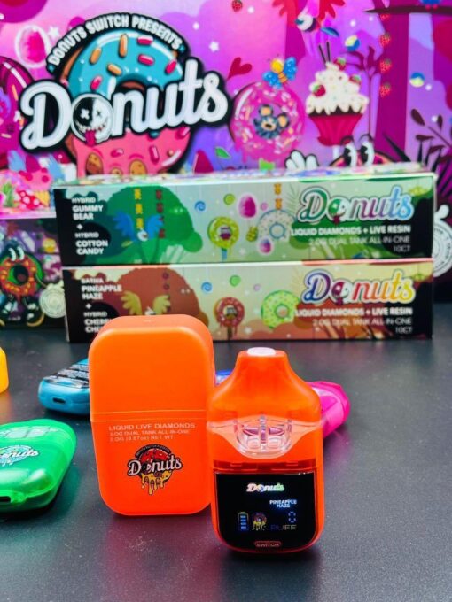 Donuts V3 Switch Dual Chamber Disposable Vape | Premium Dual Flavor Disposable