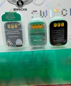 Boutiq Switch Orb V5 2G Disposable and Triple Chamber THCA Vape.