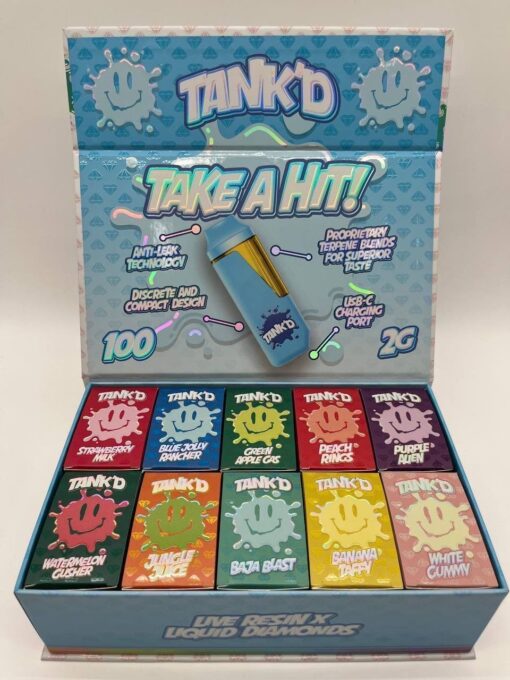 TANK'D 2G Disposable Vape Hardware.