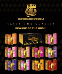 Experience premium potency with the Liquid Gold 2G Disposable,