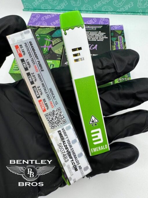 Emerald 1 Gram Disposable Vape Pen | Premium THC Disposable Vape