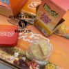 Close-up of Splitz Wax Heat Wave Edition 3.5g glass jar showing Sugar and Badder concentrate texture.