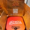 Close-up of Splitz Wax Heat Wave Edition 3.5g glass jar showing Sugar and Badder concentrate texture.