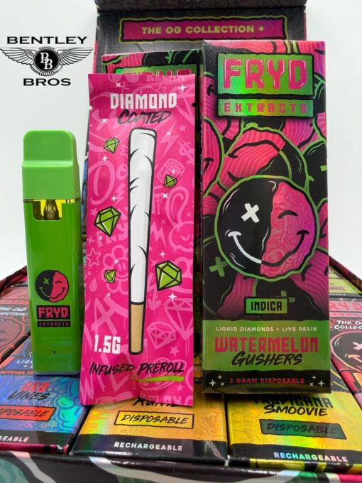 Buy FRYD 2G Disposable Vape and Premium Infused Pre-Roll Packaging