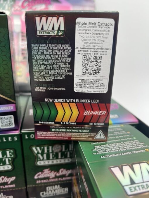 Whole Melt Extracts Phase Four Dual Chamber Disposable 2g Whole Melt Extracts Phase Four Dual Chamber Disposable 2g – Live Resin All-In-One