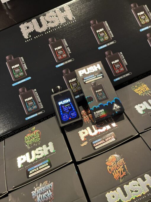 PUSH 2G Disposable with Screen | 2 Gram Rechargeable Smart Display