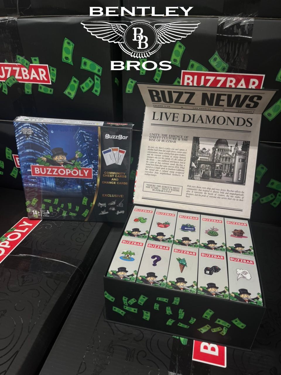 BuzzBar Buzzopoly 3G Disposable Live Diamonds | Premium THC Vape BuzzBar 3G Disposable Live Diamonds
