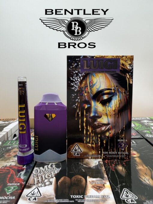 Luigi V7 2G Disposable + Infused Pre Roll | Live Resin Liquid Diamonds