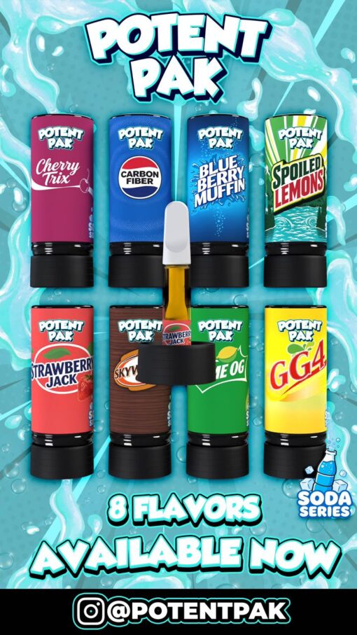POTENT PAK 1G CART – Premium Vape Cartridge