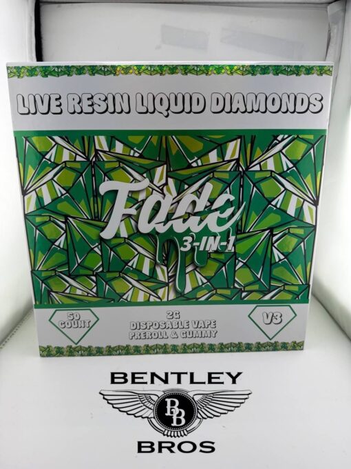 FADE V3 2G Disposable FADE V3 2G Disposable 3-in-1 | Liquid Diamonds x Live Resin + Pre-Rolls & Gummies