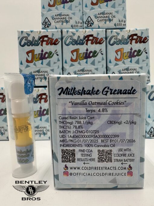 COLDFIRE JUICE 1G Cartridge | Premium Live Resin & Flavor