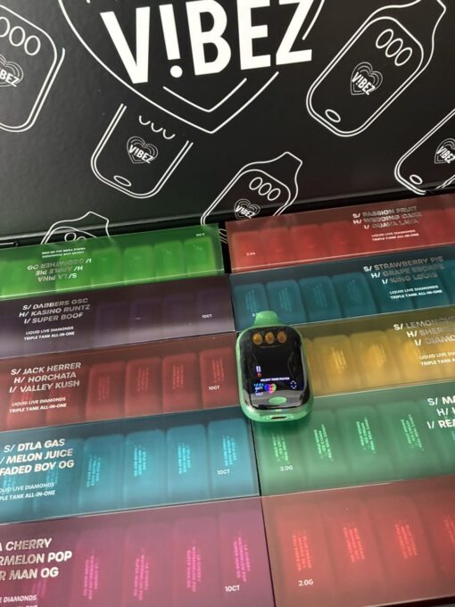VIBEZ 2 Gram Disposable | 3-in-1 Triple Tank Vape