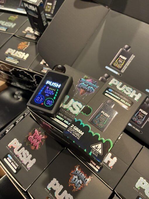 PUSH 2G Disposable with Screen | 2 Gram Rechargeable Smart Display