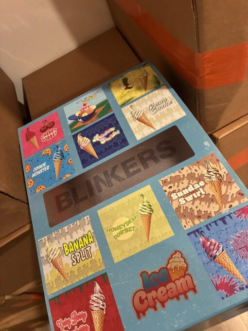 BLINKERS FLIP ICE CREAM EDITION + HASH HOLE — 2G DUAL CHAMBER DISPOSABLE