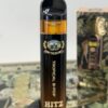 Hitz Safari Series 2G Disposable Vape Device and Hitz Safari Series Flavors Menu.
