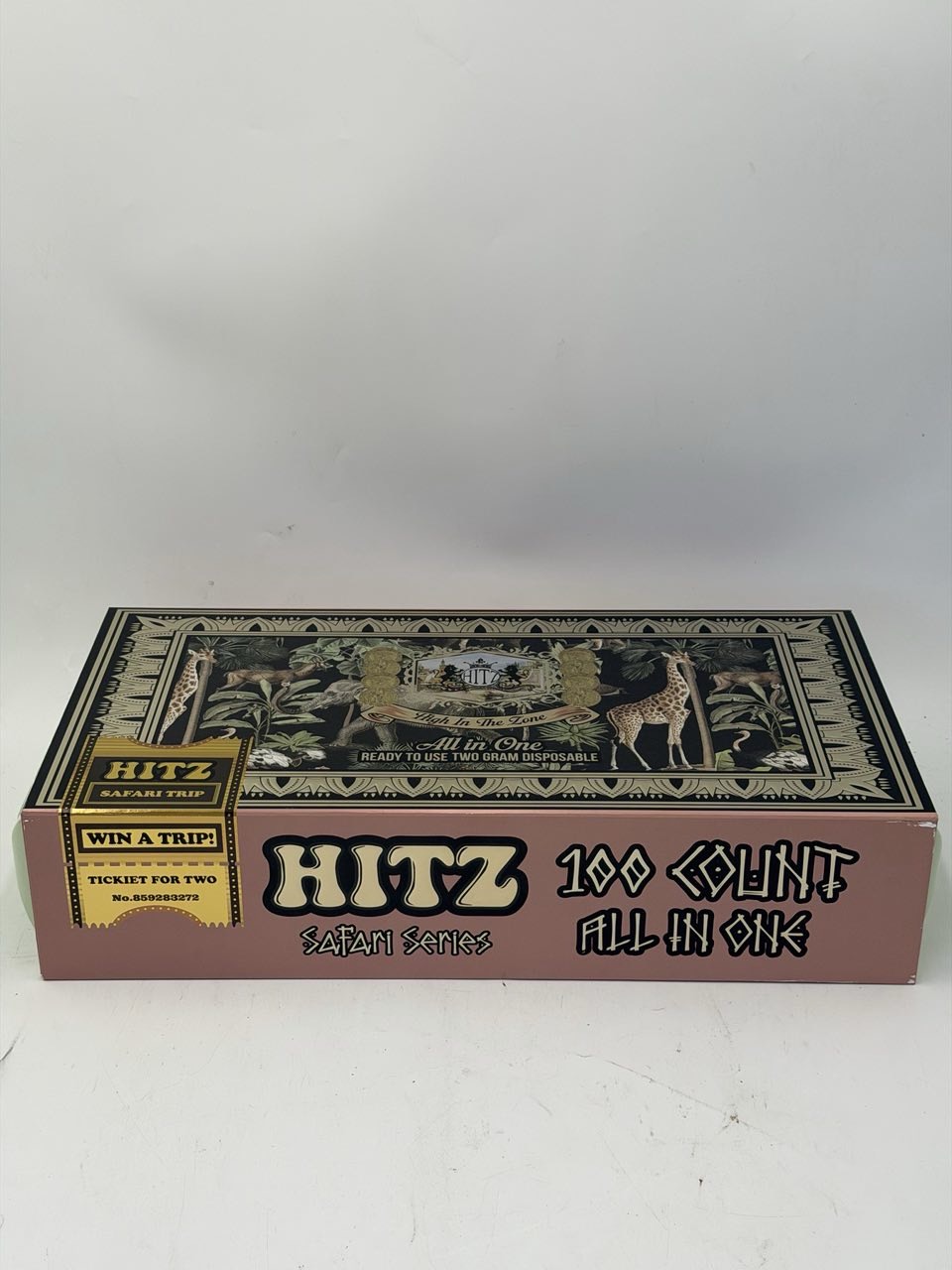 Hitz Safari Series 2G Disposable Vape Hitz Safari Series 2G Disposable Vape Device and Hitz Safari Series Flavors Menu.
