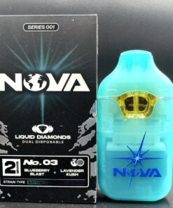 NOVA 2G dual flavor disposable with hybrid mode engaged – both mesh coils firing simultaneously for layered vapor production
