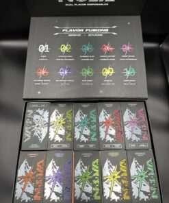 NOVA 2G dual flavor disposable with hybrid mode engaged – both mesh coils firing simultaneously for layered vapor production