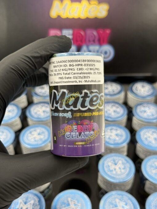 MATES Hash Rosin Infused Preroll | Muha Mates Prerolls & Infused Joints