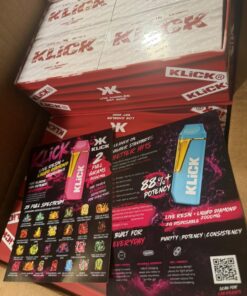 Klick 2g Disposable Vape – Dual-Flavor System | 2000 Puffs | Zero Maintenance