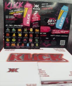 Klick 2g Disposable Vape – Dual-Flavor System | 2000 Puffs | Zero Maintenance