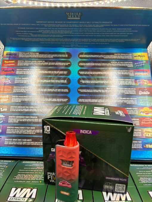 Whole Melt Extracts Phase Five V2 Dual Chamber Disposable 2G Whole Melt Extracts Phase Five V2 Dual Chamber Disposable 2G