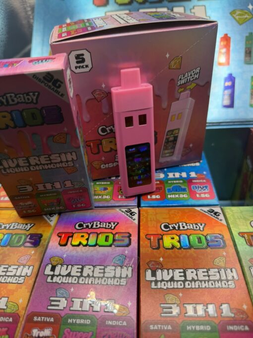 CRYBABY TRIOS 3G | 3-in-1 Disposable Device | 3 x 1G Blends