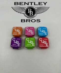 CUBE Gummies package featuring 4 fruit-flavored 250mg THC gummy cubes totalling 1000mg