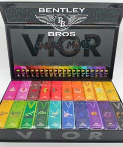 VIOR 2G disposable vape pen with ceramic coil and draw-activated mouthpiece