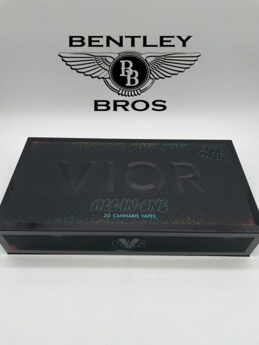 VIOR 2G disposable vape pen with ceramic coil and draw-activated mouthpiece