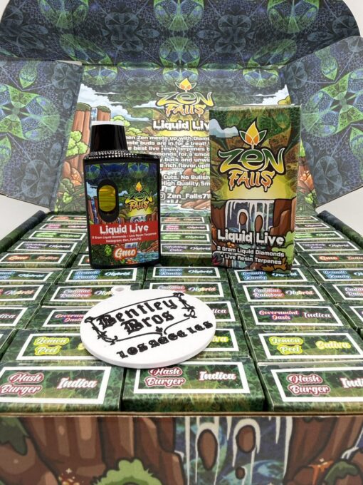 ZEN FALLS Liquid Live 2G disposable vape – premium lab-tested 2G device