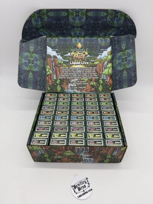 ZEN FALLS Liquid Live 2 Gram disposable vape – premium lab-tested 2G device