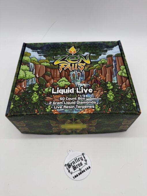 ZEN FALLS Liquid Live 2 Gram disposable vape – premium lab-tested 2G device
