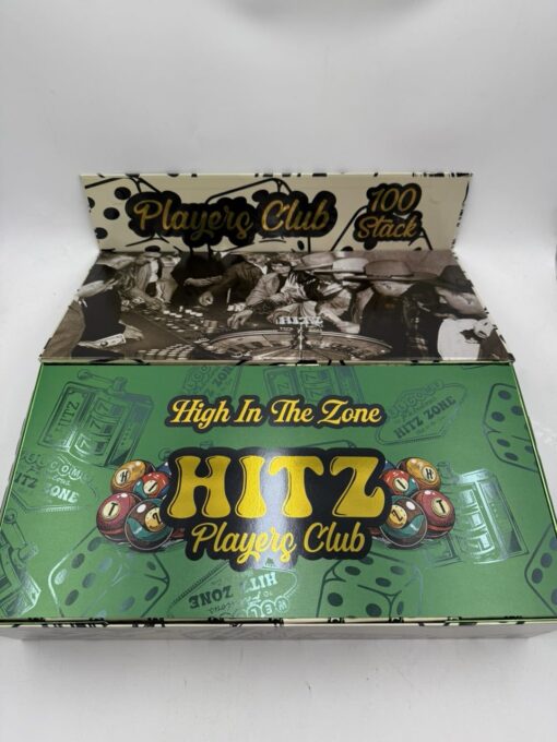 NEW HITZ 2G Disposable - Players Club Edition vape pen in sleek packaging and gold-foil design