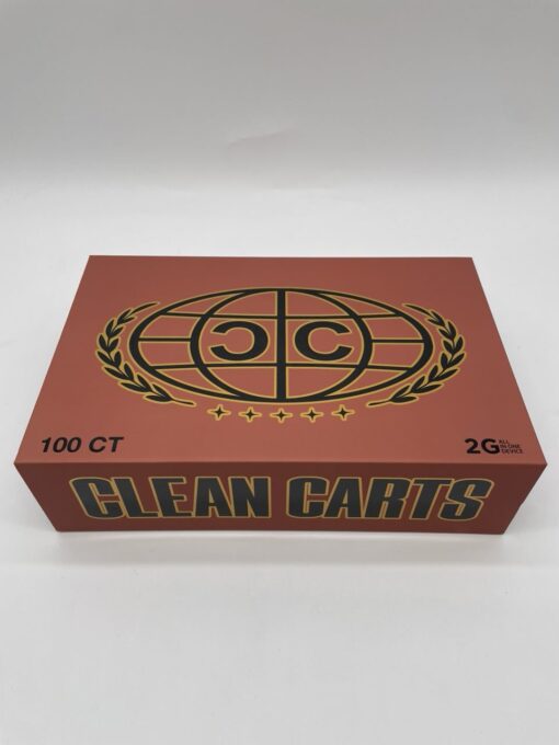 New Clean Carts 2G Disposable Travel Edition vape pen with Liquid Diamonds and Live Resin packaging