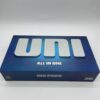UNI 2G Disposable Vape Pen in sleek black design, front view showing draw-activated mouthpiece and compact profile